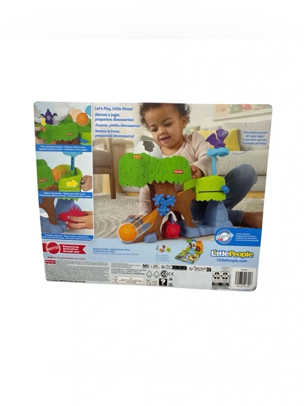 Fisher-Price Green Treehouse Dino Playset with Figures